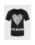 LOVE MOSCHINO Тишърт W4H0627M 3876 Черен Regular Fit - Pepit.bg