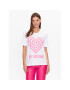 LOVE MOSCHINO Тишърт W4H0637M 3876 Бял Regular Fit - Pepit.bg