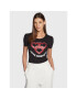 LOVE MOSCHINO Тишърт W4H1930E 1951 Черен Slim Fit - Pepit.bg