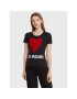 LOVE MOSCHINO Тишърт W4H1932E 1951 Черен Slim Fit - Pepit.bg