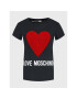 LOVE MOSCHINO Тишърт W4H1932E 1951 Черен Slim Fit - Pepit.bg