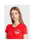 LOVE MOSCHINO Тишърт W4H1980E 1951 Червен Slim Fit - Pepit.bg