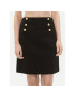 Luisa Spagnoli Мини пола Matrici 540387 Черен Regular Fit - Pepit.bg