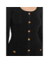 Luisa Spagnoli Плетена рокля Monolite 0576603 Черен Regular Fit - Pepit.bg