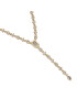 Luv AJ Колие Stellar Bezel Lariat HOL22-N-SBL-G Златист - Pepit.bg