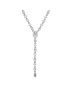 Luv AJ Колие Stellar Bezel Lariat HOL22-N-SBL-S Сребрист - Pepit.bg