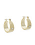 Luv AJ Обици Francois Ridged Hoops FW22-E-FRH-G Златист - Pepit.bg