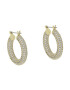 Luv AJ Обици Pave Baby Amalfi Hoops PH18-PBAH-G Златист - Pepit.bg