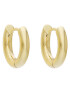 Luv AJ Обици Plain Amalfi Huggies PH19-AHUG-G Златист - Pepit.bg