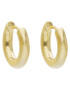 Luv AJ Обици Plain Amalfi Huggies PH19-AHUG-G Златист - Pepit.bg