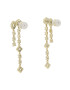 Luv AJ Обици Stellar Bezel Double Studs HOL22-E-SBDS-G Златист - Pepit.bg