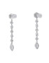 Luv AJ Обици Stellar Bezel Drop Studs HOL22-E-SBDRS-S Сребрист - Pepit.bg