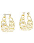 Luv AJ Обици The Louis Chain Hoops FW22-E-LCH-G Златист - Pepit.bg