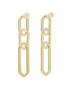 Luv AJ Обици The Slash Chain Studs FW22-E-SCS-G Златист - Pepit.bg