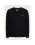 Lyle & Scott Кардиган Argyle KN1703V Черен Regular Fit - Pepit.bg