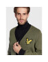 Lyle & Scott Кардиган Block Marl KN1720V Зелен Regular Fit - Pepit.bg