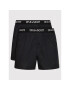 Lyle & Scott Комплект 2 чифта боксерки Dylan LSBOXER006 Черен - Pepit.bg