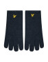 Lyle & Scott Мъжки ръкавици Racked Rib Gloves GL304CL Тъмносин - Pepit.bg