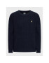 Lyle & Scott Пуловер Thermal Stitch KN1708V Тъмносин Regular Fit - Pepit.bg