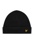 Lyle & Scott Шапка Racket Rib Beanie HE305CL Черен - Pepit.bg