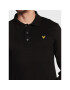 Lyle & Scott Тениска с яка и копчета LP400VOG Черен Regular Fit - Pepit.bg