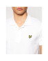 Lyle & Scott Тениска с яка и копчета SP400VB Бял Regular Fit - Pepit.bg
