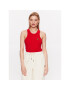 Lyle & Scott топ Ribbed Vest TSW1604V Червен Slim Fit - Pepit.bg