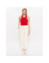 Lyle & Scott топ Ribbed Vest TSW1604V Червен Slim Fit - Pepit.bg