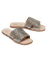 Manebi Чехли Leather Sandals S 4.1 Y0 Сребрист - Pepit.bg