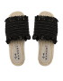 Manebi Еспадрили Fringed Knots Raffia Jute Sandals V 3.1 Y0 Черен - Pepit.bg