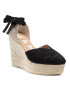 Manebi Еспадрили Heart Shape Wedges G 0.1 WH Черен - Pepit.bg