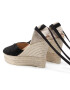 Manebi Еспадрили Heart Shape Wedges G 0.1 WH Черен - Pepit.bg