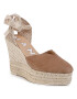 Manebi Еспадрили Heart Shape Wedges W 1.9 WH Кафяв - Pepit.bg