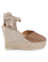 Manebi Еспадрили Heart Shape Wedges W 1.9 WH Кафяв - Pepit.bg