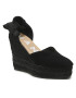 Manebi Еспадрили Heart-Shaped Wedge Espadrilles R 2.2 WH Черен - Pepit.bg