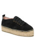 Manebi Еспадрили Lace-Up Espadrilles K 1.0 E0 Черен - Pepit.bg