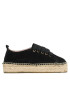 Manebi Еспадрили Lace-Up Espadrilles K 1.0 E0 Черен - Pepit.bg