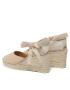 Manebi Еспадрили Low Wedge Espadrilles M 1.1 WL Бежов - Pepit.bg