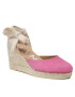 Manebi Еспадрили Low Wedge Espadrilles R 1.0 WL Розов - Pepit.bg