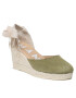 Manebi Еспадрили Low Wedge Espadrilles R 1.5 WL Зелен - Pepit.bg