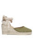 Manebi Еспадрили Low Wedge Espadrilles R 1.5 WL Зелен - Pepit.bg