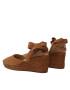 Manebi Еспадрили Low Wedge Espadrilles R 2.0 WL Кафяв - Pepit.bg