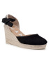 Manebi Еспадрили Low Wedge Valenciana K 1.0 WL Черен - Pepit.bg