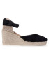 Manebi Еспадрили Low Wedge Valenciana K 1.0 WL Черен - Pepit.bg