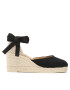 Manebi Еспадрили Organic Hemp Low Wedge Espadrilles O 7.9 WL Черен - Pepit.bg
