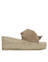 Manebi Еспадрили Platforms With Knots W 1.9 WK Сив - Pepit.bg