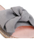 Manebi Еспадрили Sandals With Bow A C.1 J0 Сив - Pepit.bg