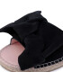 Manebi Еспадрили Sandals With Bow K 1.0 J0 Черен - Pepit.bg