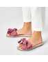 Manebi Еспадрили Sandals With Bow M 2.0 J0 Розов - Pepit.bg