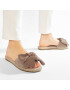 Manebi Еспадрили Sandals With Bow W 1.9 J0 Кафяв - Pepit.bg